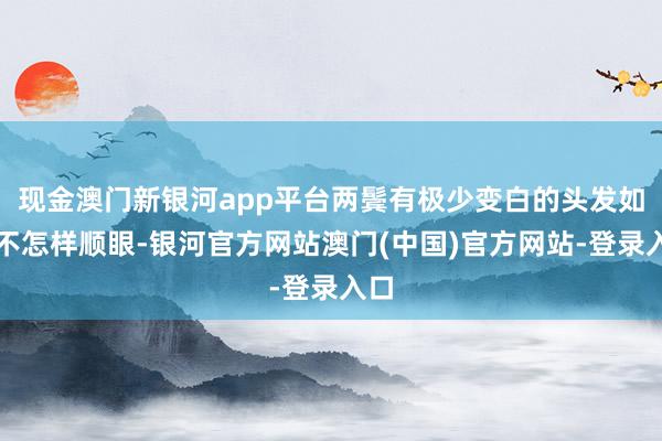 现金澳门新银河app平台两鬓有极少变白的头发如实不怎样顺眼-银河官方网站澳门(中国)官方网站-登录入口