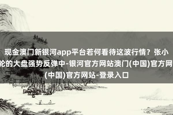 现金澳门新银河app平台若何看待这波行情？张小郭：在这一轮的大盘强势反弹中-银河官方网站澳门(中国)官方网站-登录入口